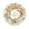 Coastal Wreath Merry Christmas Poster Print by Cindy Jacobs # CIN1913