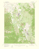 Weed California Quad - USGS 1954 Poster Print by USGS USGS # CAWE0003