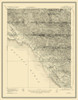 San Simeon California Quad - USGS 1919 Poster Print by USGS USGS # CASA0052