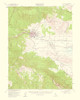 Susanville California Quad - USGS 1954 Poster Print by USGS USGS # CASU0004