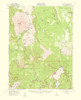 Prospect Peak California Quad - USGS 1956 Poster Print by USGS USGS # CAPR0003