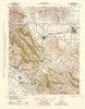 Pleasanton California Quad - USGS 1943 Poster Print by USGS USGS # CAPL0006