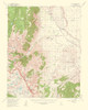 Mt Tom California Quad - USGS 1953 Poster Print by USGS USGS # CAMT0006
