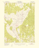 Hackamore California Quad - USGS 1954 Poster Print by USGS USGS # CAHA0004