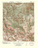 Gilroy Hot Springs California Quad - USGS 1940 Poster Print by USGS USGS # CAGI0002