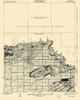 Glendora California Quad - USGS 1927 Poster Print by USGS USGS # CAGL0004