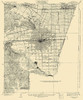 Claremont California Quad - USGS 1928 Poster Print by USGS USGS # CACL0001