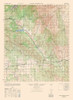 Hemet Reservoir Sheet - US Army 1943 Poster Print by US Army US Army # CAHR0001