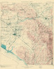 Corona California Quad - USGS 1902 Poster Print by USGS USGS # CACO0008