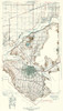 Corona Vicinity California - USGS 1942 Poster Print by USGS USGS # CACO0010