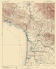 Arroyo Grande California Quad - USGS 1897 Poster Print by USGS USGS # CAAR0001