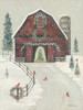 Holiday Barn Poster Print by Pam Britton # BR496