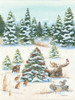 Woodland Friends Poster Print by Pam Britton # BR478