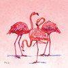 Hilo Flamingos II Poster Print by Paul Brent # BNT1565
