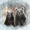 Enchanted Winter Bears    Poster Print by Bluebird Barn Bluebird Barn # BLUE151