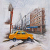 Taxi in the street sketch Poster Print by Atelier B Art Studio Atelier B Art Studio # BEGCIT197