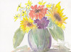 Sunny Bouquet Poster Print by Beverly Dyer # BDRC205