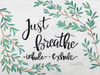 Just Breathe Olive Stems Poster Print by Roey Ebert # BAKE198