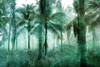 Palm Greens Poster Print by Ann Bailey # BARC067A