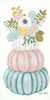 Floral Pumpkins Poster Print by Sara Baker # BAKE157