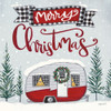 Merry Christmas Camper Poster Print by Sara Baker # BAKE145