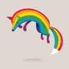 Rainbow Fox Poster Print by Michael Buxton # B3853D