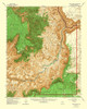 Vishnu Temple Arizona Quad - USGS 1962 Poster Print by USGS USGS # AZVI0001