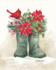Christmas Lodge Boots Poster Print by Diane Kater # ART1185