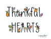 Thankful Hearts Poster Print by Annie LaPoint # ALP1892