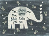 Jesus Loves Me Elephant      Poster Print by Annie LaPoint # ALP1964