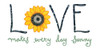 Sunflower Love Poster Print by Annie LaPoint # ALP1971