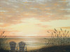 Sunset Chairs Poster Print by Bruce Nawrocke # 8986C