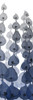 Sapphire Blooms On White 4 Poster Print by Albert Koetsier # AK8PL031B1