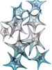 Blue Hue Starfish 2 Poster Print by Albert Koetsier # AK8RC094B1