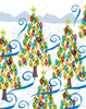 Holiday Times Pattern I Poster Print by Nicholas Biscardi # 9611
