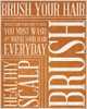 Bath Reminders III Poster Print by SD Graphics Studio SD Graphics Studio # 9335L