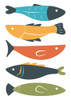 Playful Fish Poster Print by Ayse Ayse # A660D