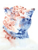 Copper and Blue Cheetah Poster Print by Aimee Del Valle # 64959