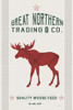 Northern Trading Moose Feed v2 Poster Print by Sue Schlabach # 65049