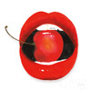 Cherry Lips Poster Print by Mercedes Lopez Charro # 65694