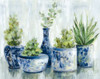 Chinoiserie Plants Bright Poster Print by Silvia Vassileva # 63355