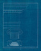 Architectural Columns I Blueprint Poster Print by Wild Apple Portfolio Wild Apple Portfolio # 62286