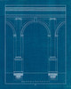 Architectural Columns IV Blueprint Poster Print by Wild Apple Portfolio Wild Apple Portfolio # 62289