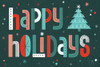 Retro Holiday II Poster Print by Laura Marshall # 60427
