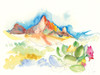 Desert Mountains Poster Print by Kristy Rice # 59811