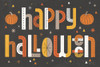 Retro Halloween I Black Poster Print by Laura Marshall # 59596