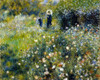 Woman with a Parasol in a Garden Poster Print by Pierre-Auguste Renoir # 57423