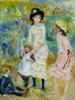 Children on the Seashore, Guernsey Poster Print by Pierre-Auguste Renoir # 57397