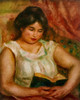 Gabrielle reading Poster Print by Pierre-Auguste Renoir # 57409