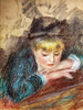 Portrait of a girl Poster Print by Pierre-Auguste Renoir # 57348